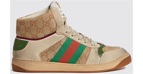 gucci sceener|Gucci screener high top.